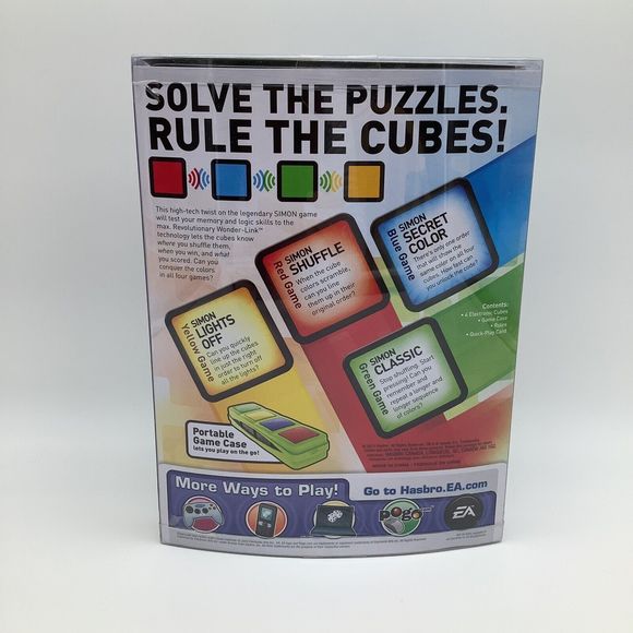 Simon Flash Electronic Cube Game Hasbro New - Picture 2 of 6